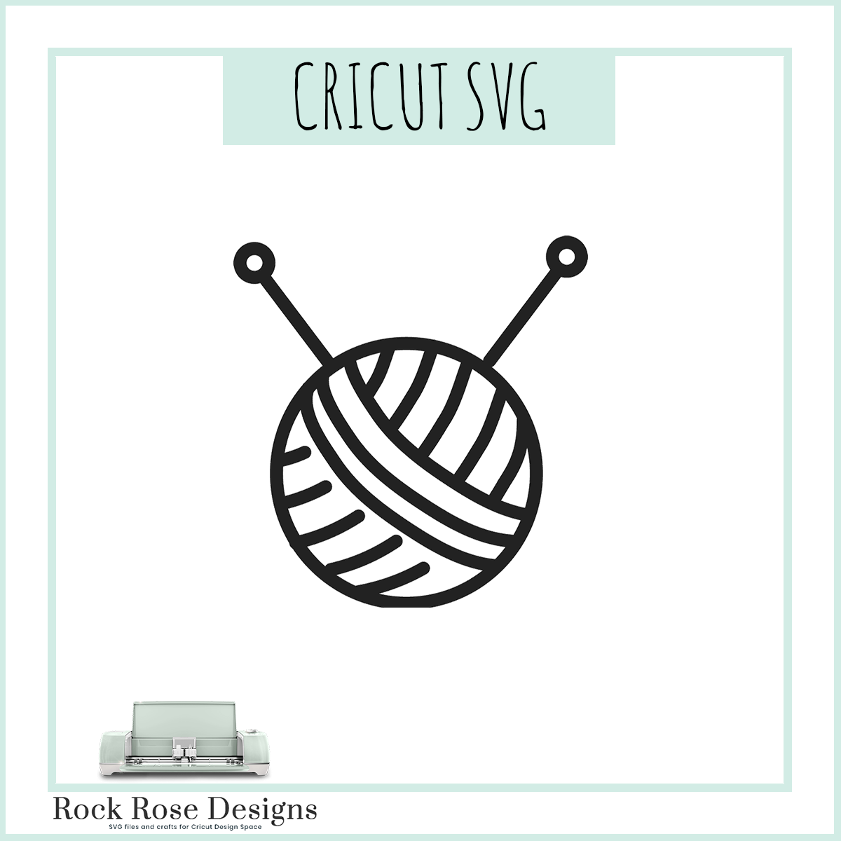 Download Yarn Ball Svg Cut File Rock Rose Designs Rock Rose Designs