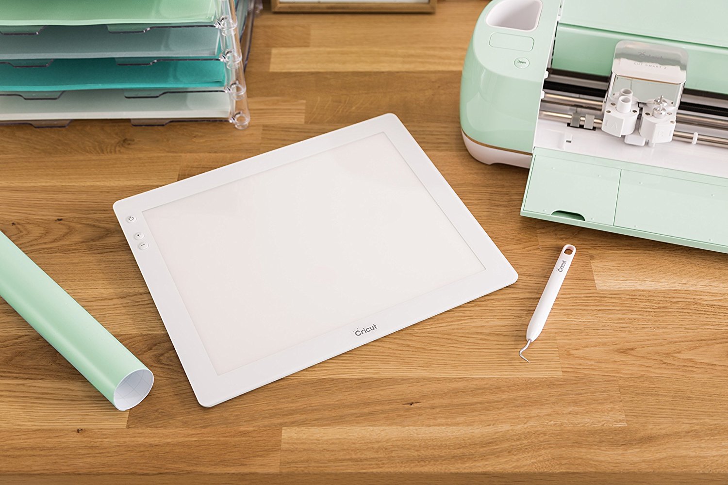 Cricut Bright Pad for Tracing Weeding Vinyl- MINT Edition for sale