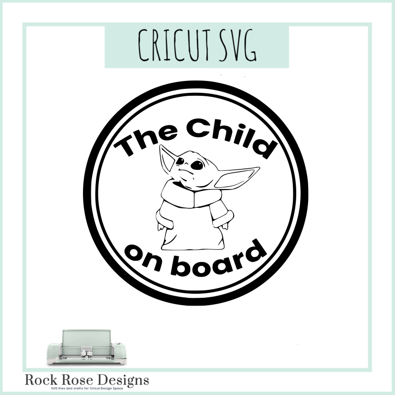 Download The Child On Board Svg Cut File Rock Rose Designs Rock Rose Designs